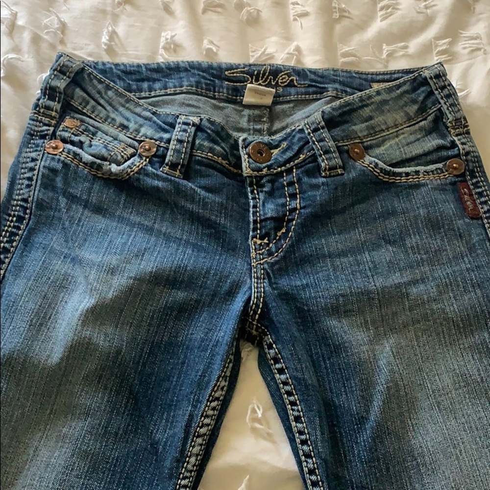 Silver Frances 18" jeans size 27